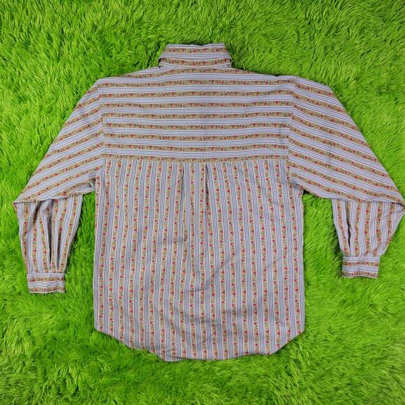 Vintage 80s Ilio Floral Patterned Button Up, M - Picture 2 of 4